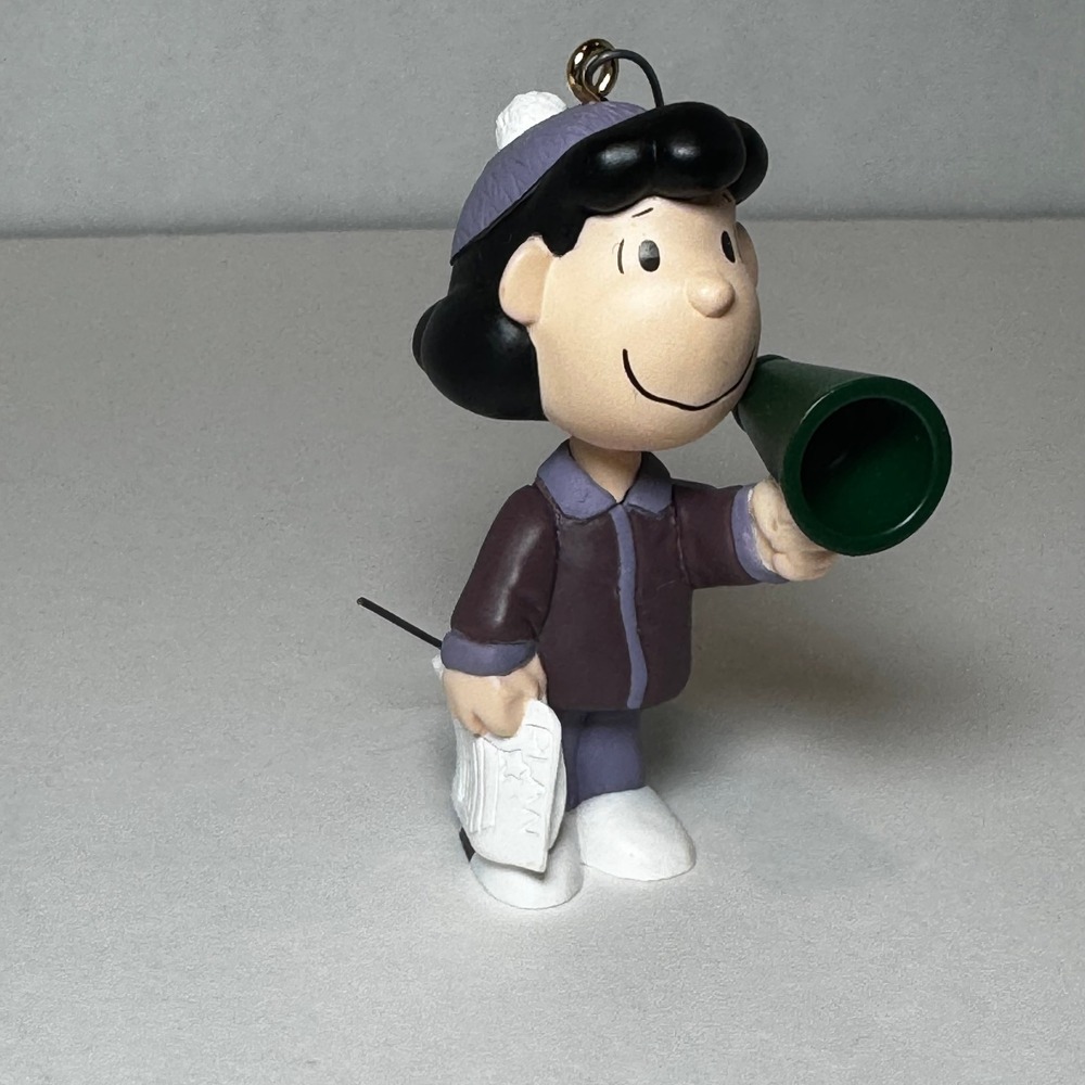 Vtg Peanuts Lucy Van Pelt Christmas Ornament Hallmark Keepsakes 2000